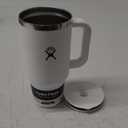 Hydro Flask 32 Oz Travel Tumbler with Handle, Lid and Straw - Insulated Stainless Steel in White