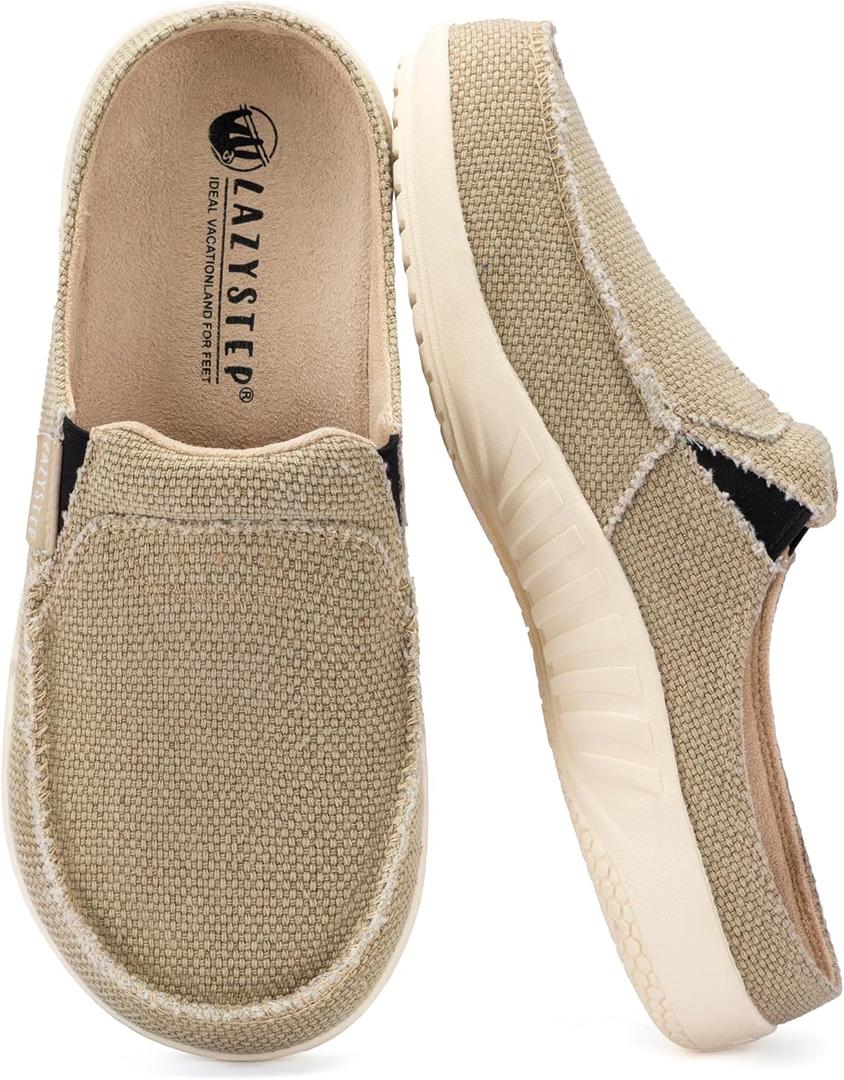 LazyStep Men's Slippers with Arch Support Trevor Orthopedic House Shoes (9)