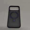 TORRAS for iPhone 17 Pro Max Case with Stand, Compatible with MagSafe, 4X Military Grade Protection, Camera Control Button Translucent Slim Phone Case for iPhone 17 Pro Max 6.9", Deep Blue