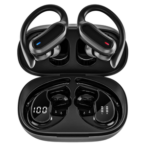 Wireless Earbuds, Bluetooth 5.4 Headphones, True Wireless Stereo Sound Earphones with Noise Cancelling Mic, Fast Charging, IPX7 Waterproof, Comfort Fit Ear Buds for Sports/Workouts/Travel (Black)