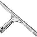 Unger Professional Stainless Steel Heavy-Duty Squeegee, 12", Silver