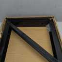 18x18 Bolted Steel Mounting Brackets for Trailer Tool Box, Set of 2- Black (18''x18''- set of 2)