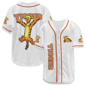 fat mummy Cute Alien Baseball Jersey, Movie Character Jersey Button Down Shirt, Birthday Gifts for Cartoon Lovers (White, XXXL)