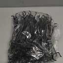 Shimeyao 100 Pcs Peg Board Shelving Hooks Stainless Steel Hanging Board Pegs Wall Display Hooks Bulk for 1/8 1/4 Garage Storage Organizer Accessories(8 Inch,Black)