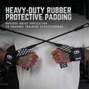 GOUNOD Lifting Wrist Straps with D Ring for Weightlifting & Gym Heavy Duty Padded Wrist Support for Men & Women Non-Slip Hand Grip Straps for Deadlifts, Pull Ups, Cable Machines & Bodybuilding