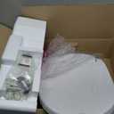 Kohler PureWash E580 Round Bidet Toilet Seat, White, Quiet-Close Lid Prevents Slamming, Self-Cleaning Wand, Adjustable Water Pressure with Multiple Cleansing Options