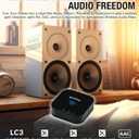 BA310 Bluetooth Audio Receiver with LC3 Auracast, Aptx Lossless, Adaptive & HD Support, Wireless Music Streaming for Home Stereo System