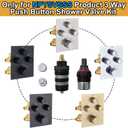 Thermostatic Push Button Shower Valve Cartridge Replacement, 3 Way Vertical Valve Backup