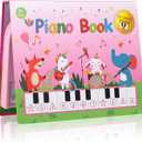 Toys for 3 Year Old Girls Gifts - Piano Book Educational Toddler Musical Toys for Kids Ages 3 4 5 6 7 8 Years Old Learning Birthday Stocking Stuffers Fillers for 2-4 3-4 3-5 3-6 5-8