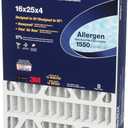 Pleated Air Filter, Ultra Allergen Reduction, 3 Months, Purple, 16x25x4-In.