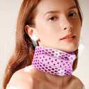 Neck Brace for Neck Pain and Support,Honeycomb Silicone Neck Brace, Soft Cervical Collar, Massager Fix, for Sleeping, Pillow to Relieve Neck Pain (Dark Purple)