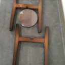 Adjustable Plant Stand with Tray,Indoor Wood Plant Stand Fit 8'' to 12'' Planter,Mid Century Modern Flower Pot Holder Rack(Plant and Pot Not Included) (Walnut)