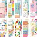 100 Pcs Happy Birthday Bookmarks Bulk Happy Birthday Classroom Gifts for Kids Students Teacher Reward Back to School Birthday Party Favors Classroom Stationery Supplies(Sweet)