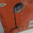 TASALON Ionic Hooded Hair Dryer - 1875W Bonnet Dryer with 3 Temperature Settings - Portable Standing Dryer for Home and Salon