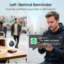 2 Pack Tracker Tag[Apple MFi Certified]Work with Apple Find My APP(iOS Only)Bluetooth Tracker Air Smart Locator Tags Item Key Finders Tracking Worldwide Waterproof for Luggage Bags Pet Wallet Backpack