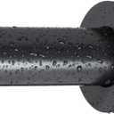 Ivilon Shower Tension Curtain Rod - Adjustable Tension Rod for Shower Curtains, Bathroom, or Windows, Easy to Install, No Drilling Required, Rustproof, Spring Loaded, Adjustable 24 to 36 Inch Black