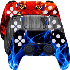 Skin for Ps5 Controller, 3pcs Whole Body Vinyl Decal Cover Sticker for PlayStation 5 Controller (PS5 Controller #1)