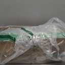 SPACEKEEPER Slim Rolling Storage Cart 4 Tier Bathroom Organizer Utility Cart Mobile Shelving Unit Tower Rack for Kitchen, Laundry Room, Bathroom, Narrow Places, Green