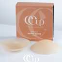2 x Silicone Nipple Covers Reusable - Pasties - Bra Cups - No Show With Travel Box (Caramelo)