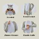 NEWCOSPLAY Unisex Adult Onesie Pajamas Animal One Piece Costume Cosplay Sleepwear (Large, Hippo)