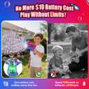 Rechargeable Bubble Gun for Kids, Toys for Boys 3-4, 4-6, Bubble Machine for Kids, Outdoor Toys for Kids Age 4-8, Easter, Summer, Wedding, Party Favors, Halloween, Birthday Gifts