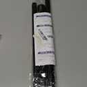 Spring Tension Curtain Rod 28 To 48 Inch Adjustable Expandable Black Tension Rod 7/8" Shower Curtain Rods No Drilling Spring Loaded Curtain Rod for Windows Bathroom Closet Kitchen Bedroom Doorway Door