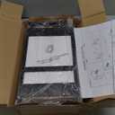 KLM 2 Tier Coffee Bar Organizer for Home Office, Spice Rack for Countertop, Kitchen Counter Storage Shelf with Hanging Basket, Coffee and Tea Condiment Station Organizer