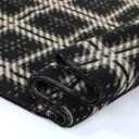 American Trends Mens Winter Warm Long Soft Scarf Plaid Tassel Scarf for Men Soft Classic Scarves (One Size, Black Yellow)