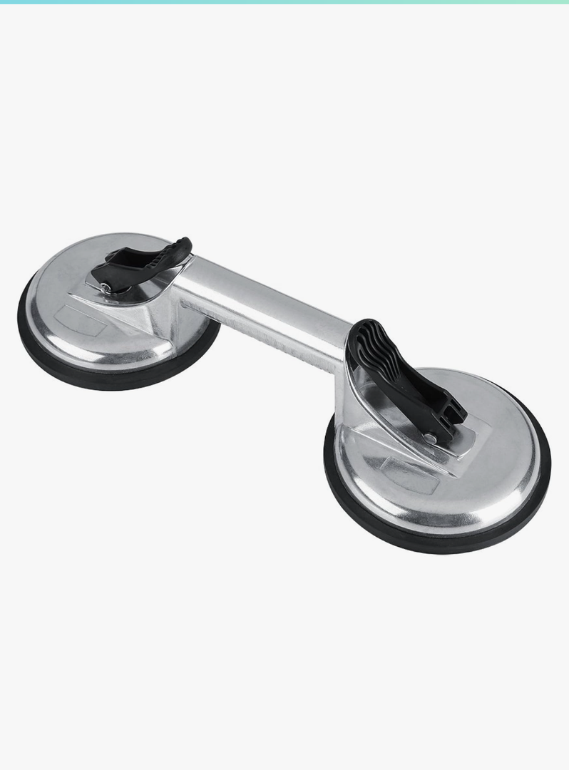 Heavy Duty Aluminium Alloy Vacuum Suction Cup, Professional Double Plates Glass Lifter Mover Dent Puller