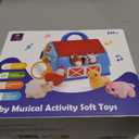 hahaland Baby Toys 6-12 Months - Surprise Barn with Stuffed Farm Animals with Real Sounds - Montessori Toys for 6 Month Old Baby Gifts Toddlers Sensory Toy 1 Year Old Boy Girl Gifts Infant Toys, Small