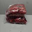 Unittype 100 Pieces Silk Hydrangea Artificial Flowers Heads with Stems Full Hydrangea Flowers for Wedding Centerpieces Bouquets DIY Floral Decorations for Home Indoor (Burgundy)