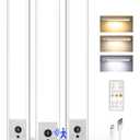 EZVALO 3 Pack Under Cabinet Lighting, 2400mAh Rechargeable Motion Sensor Light, 10inch Magnetic Closet Lights with Dimmable & 3 Color Temps, Wireless Motion Activated Lights with Remote for Kitchen - Amazon.com