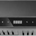 Range Hood 30inch Under Cabinet, 900CFM Black Kitchen Vent Hood with Gesture/Touch Control and Permanent Stainless Steel Filters, Ducted Vent, Top and Rear Vents