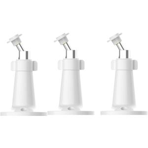 honecumi [3 Pack] Compatible with EufyCam 2C/2C Pro/2 Pro/E20/E40 and Google Nest Cam Wall Mount Weatherproof, 360 Rotation Adjustable, Secure & Easy Installation for Indoor/Outdoor Use  White