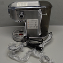 Espresso Machine 20 Bar, Compact Espresso Maker, Stainless Steel Professional Expresso Coffee Machines with Steam Milk Frother & 34oz Removable Water Tank for Home & Office, Latte, Cappuccino, Silver