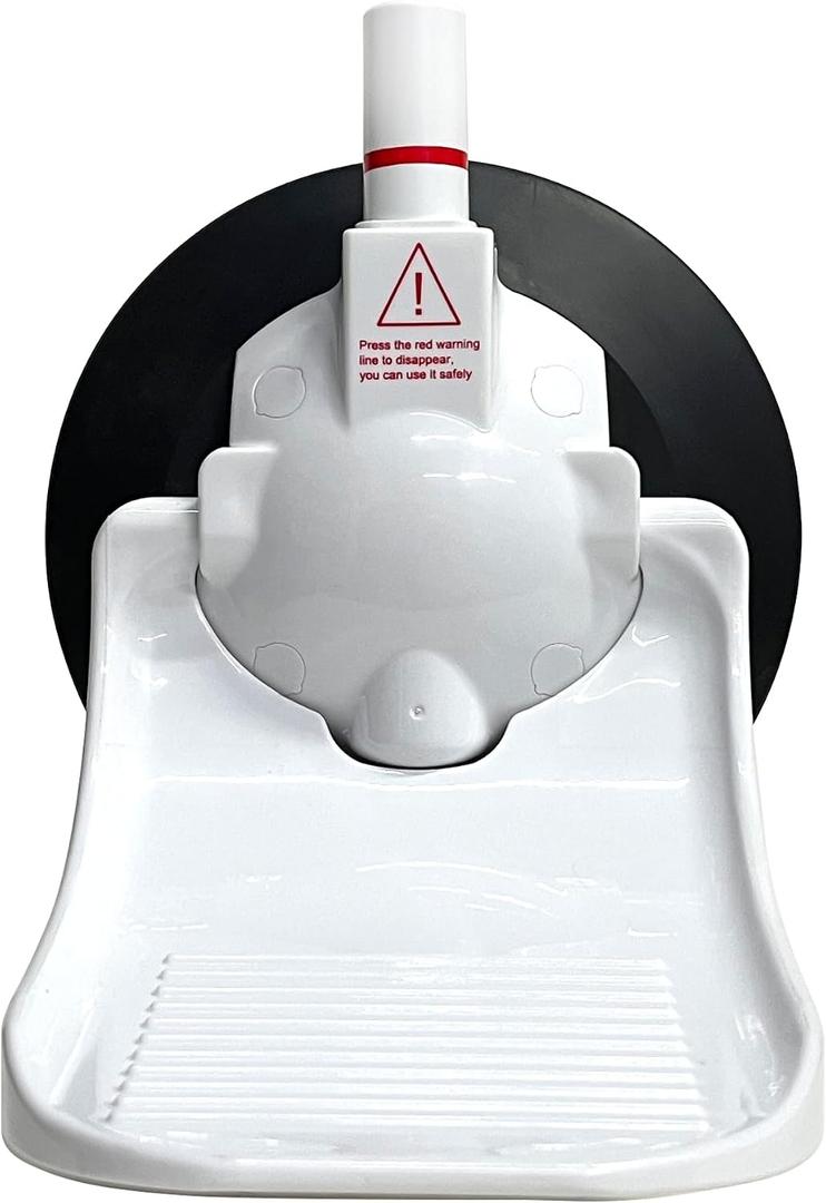 Shower Foot Rest for Shaving Legs, Anti-Slip Bathroom Foot Step with Strong Suction Cup, No-Drill Foot Support for Inside Shower, Home, RV and Travel Use