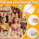 Easter Egg Fillers for Kids, Easter Squishies Bunny Stress Balls for Kids Adults, Easter Egg Stuffers, Bunny Squishy Toys Easter Basket Stuffers Party Favors & Gifts (28PCS)