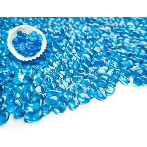 Keedolla Fish Tank Blue Gravel 3 LB Sea Glass Stones Marbles Pebbles Gravel Rock for Aquarium|Fish Tank|Vase|Succulent Plants Decor - Lake Blue