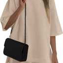 PRETTYGARDEN Women's 2 Piece Lounge Sets 2025 Summer Short Sleeve Tunic Tops Drawstring Shorts Matching Outfits Tracksuits (Beige, Small) (S)