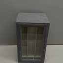 CO-Z Sunglasses Organizer with 12 Slots, Linen Eyeglasses Storage Box for Women Men, 2 Story Lockable Display Case for Multiple Glasses, Sunglasses Jewelry Collection Holder with Drawer, Grey