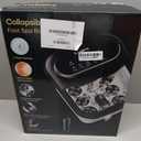 Foot Spa Electric Rotary Massage, Collapsible Foot Bath with Heat, Bubble Jets,Temp Control, and 24 Motorized Shiatsu Massage Balls, Pedicure Foot Spa for Feet Relaxation (Blue)