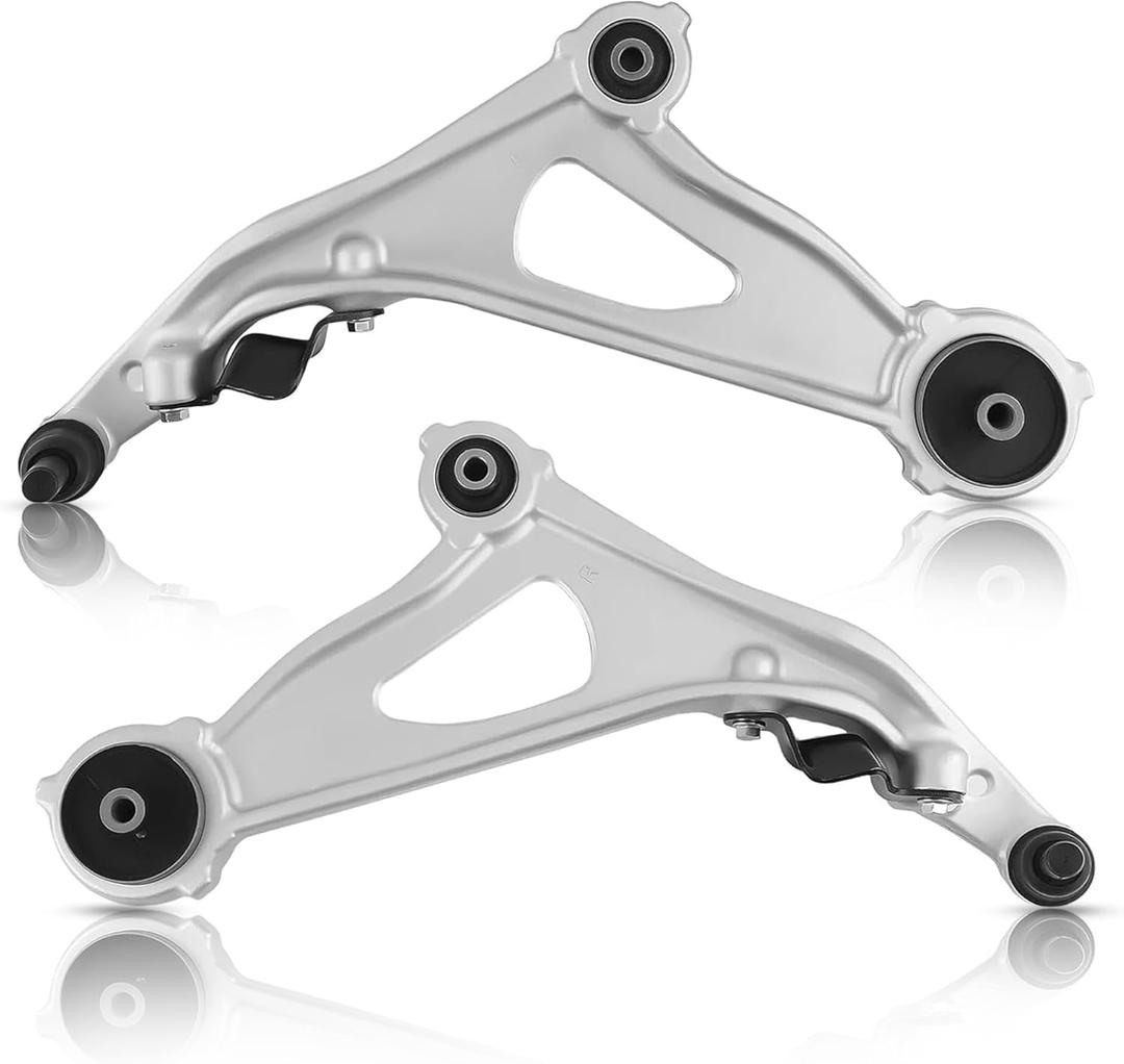 Front Lower Control Arm with Ball Joint & Bushing Pair, Compatible with 2013-2019 Nissan Pathfinder, 2014-2019 Infiniti QX60, 2013 JX35, Driver & Passenger Side Replaces K623063 K623064
