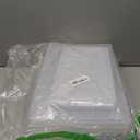 Thickened Clear Shoe Storage Organizer with Magnetic Door, Sturdy Stackable Shoe Boxes for Closet, Collapsible Space-Saving Shoe Rack for Sneakers & Boots, Plastic Shoe Cabinet Box Set, 6 Pack, White