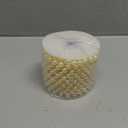 Craft String Pearls 8MM Pearl Bead, 33 Feet Ivory Faux Pearl Garland Spool Roll Strand Wedding Party Decoration, Christmas Tree Decorations