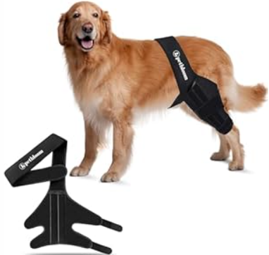 petbloom Dog Injured Leg Cover Pet Injury Leg Dog Leg Leg Sleeves Paw Balm Dogs Lick Safe Puppy Knee Dog Bandages for Wounds Knee Pads
