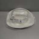 22"-23.2" 100% Suede Western Cowgirl Hat for Women,3.5" Wide Brim,Built-in Elastic Sweatband (White)