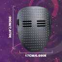 COOLGUARDER Led Mask with Gesture Sensing, Light up Face Transforming Mask for Halloween Xmas Costume Party