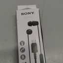 Sony IER-EX15C USB-C Plug, Wired in-Ear Headphones for iPhone and Android Phones, with Built-in Multi-Function Button, Volume and Mic Control, Supports USB Audio Class 1.0 Devices, Black
