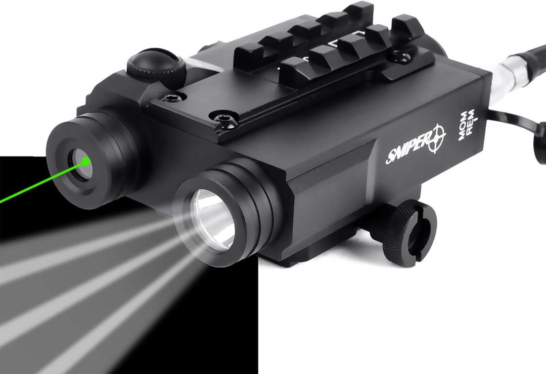Green Laser Light Combo Green Laser Sight + 200LM LED Light Combo for Shotgun and Hunting Rifle (FL2000)