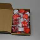 Honoson 1000 Pieces Artificial Rose Petals with 24 Pcs Flameless Heart Shaped LED Tealights Candles Special Romantic Night Decorations for Proposal Wedding Anniversary Table Decor(Yellow)